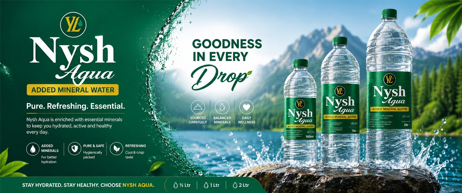 Nysh Aqua — Goodness in Every Drop